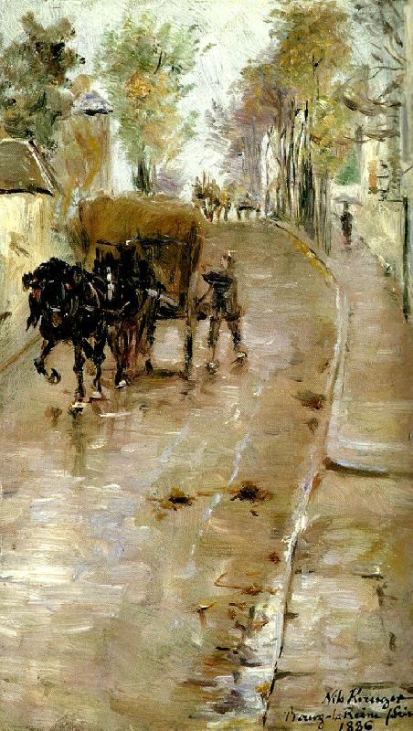 Nils Kreuger grand rue, bourg-la-reine oil painting picture